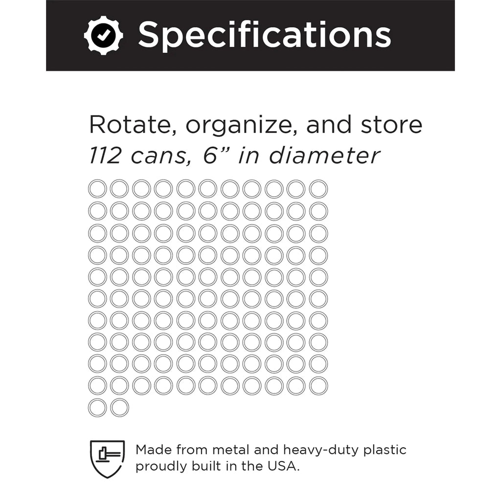 Small Can Rotation Organizer J793427