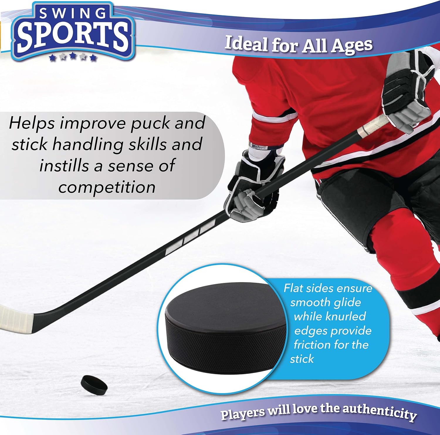 100pk Rubber Hockey Pucks 6oz Z563