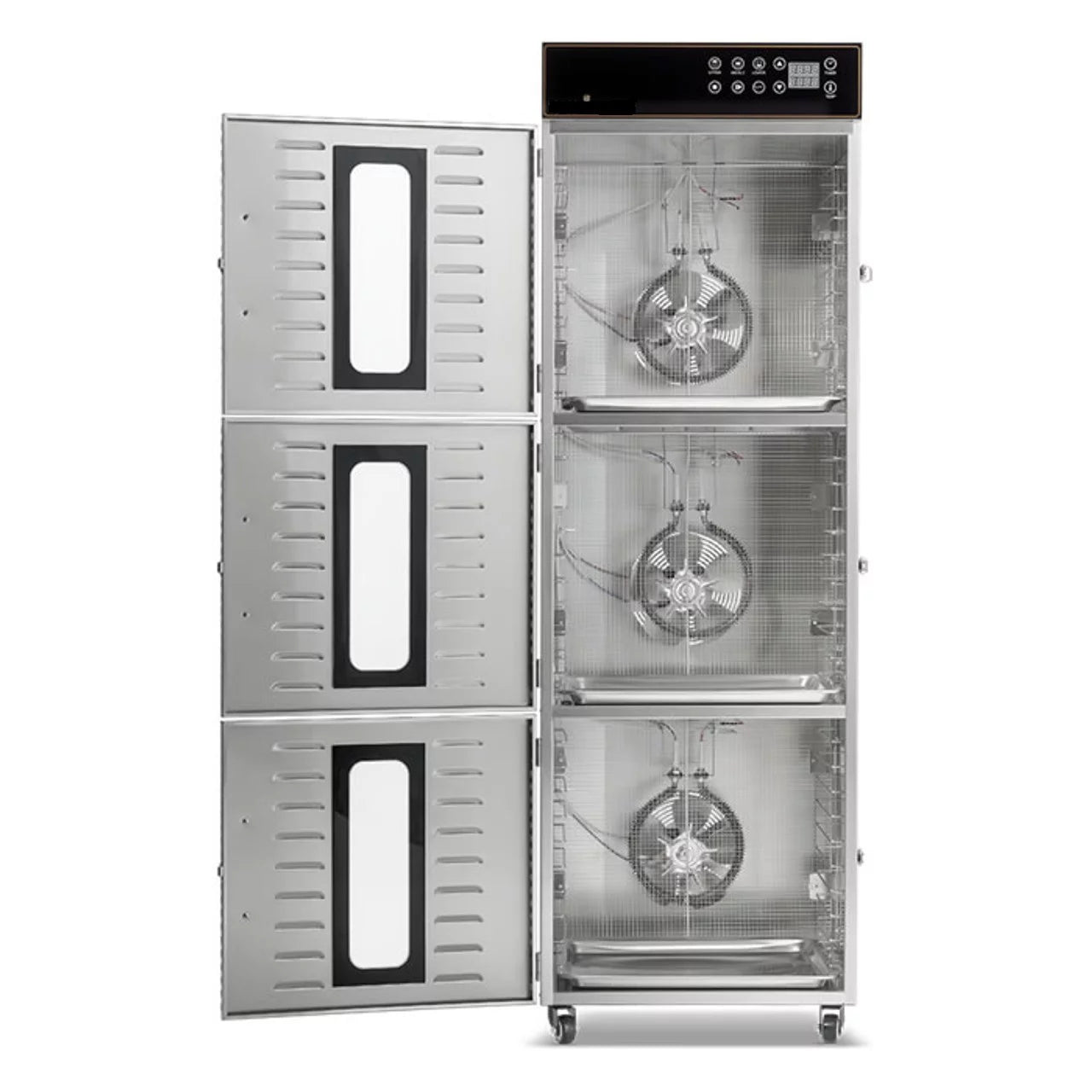 Heavy Duty 30 tray Commercial Industrial Food Dehydrator 208-240v SS E34374