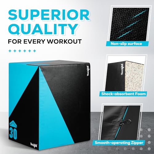 Heavy 3 in 1 Foam Plyometric Jump Box S359079