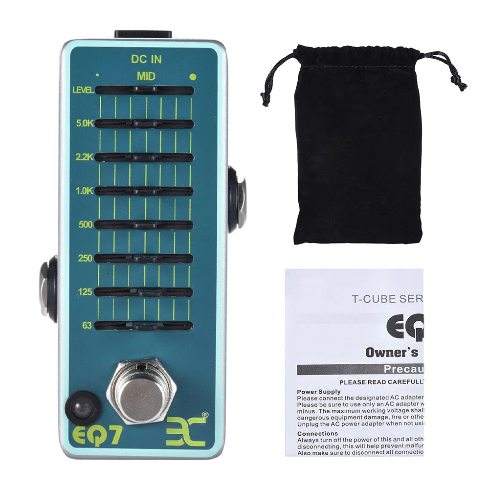 7-Band EQ Guitar Equalizer Effect Pedal T3551