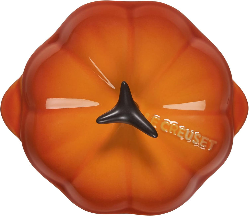 Stoneware Figural Pumpkin Petite Cocotte, 12oz, Persimmon E322