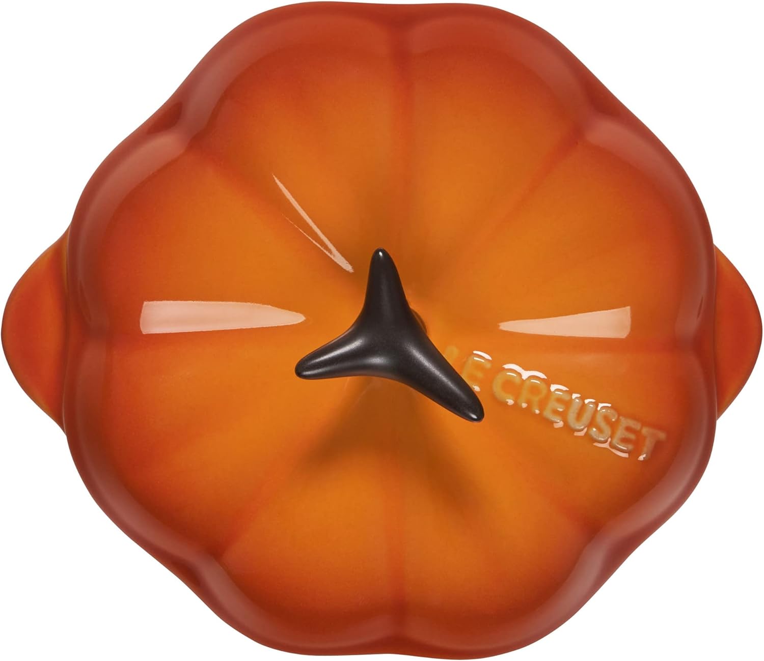 Stoneware Figural Pumpkin Petite Cocotte, 12oz, Persimmon E322