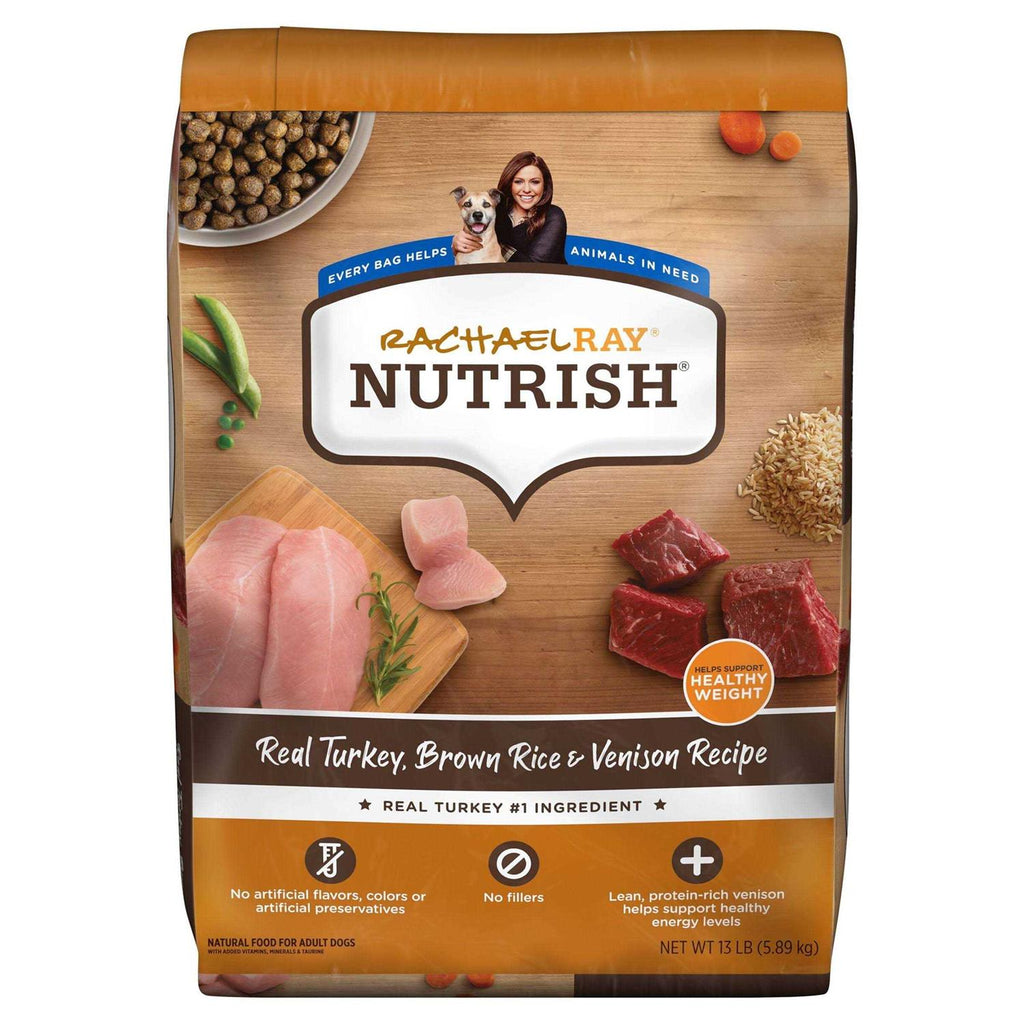 Real Turkey Brown Rice & Venison Recipe Dry Dog Food F780