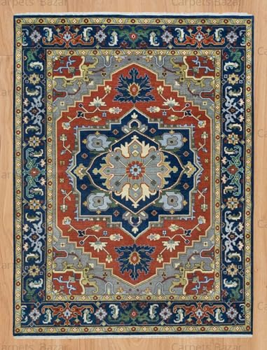 12x18 ft Multicolor Woolen Oriental Rug S2158