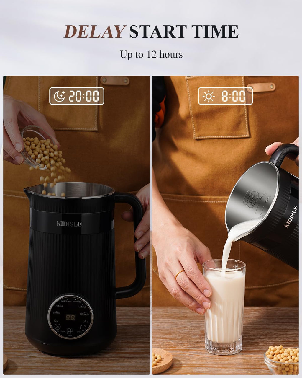 32oz Nut Milk Maker Blender, Black A689175