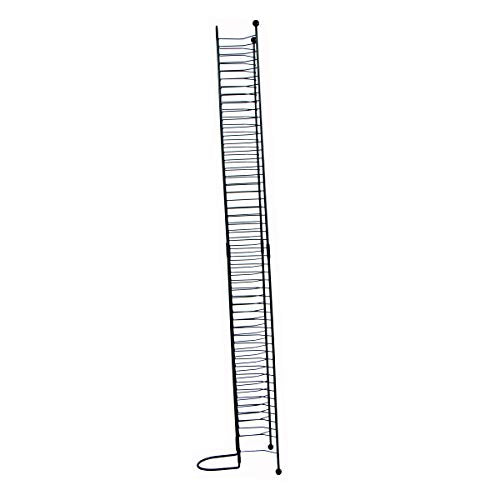 Black Steel Blu-Ray Rack J318