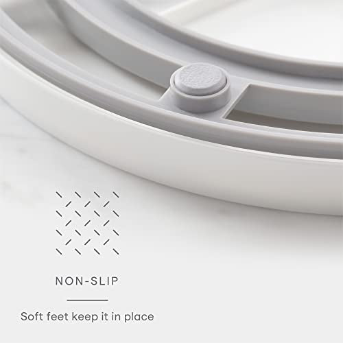 3 BPA-Free Clear Bins Rotating Storage Turntable P4651