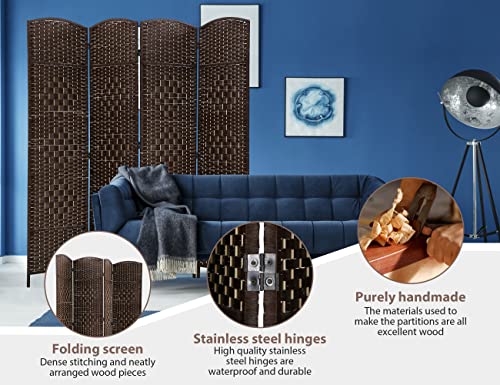 6 Ft Tall 6 Panel Foldable Room Divider X17957