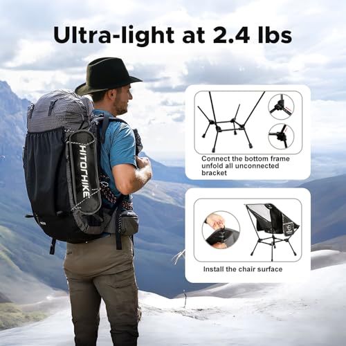 Compact Ultralight Camping Chair with Carry Bag Y807