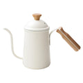 Beige Stainless Steel Gooseneck Coffee Kettle O311040