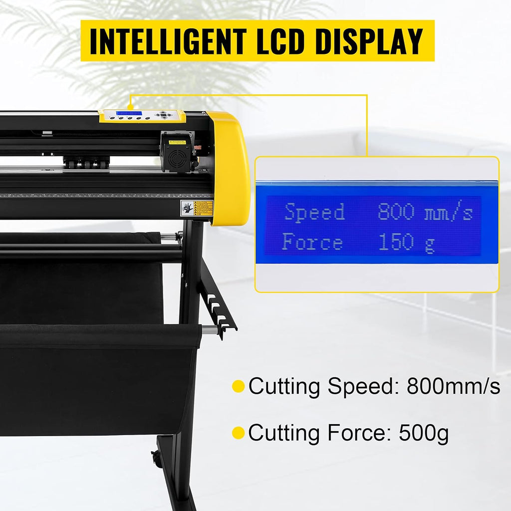 34 in 870 mm Vinyl Cutter Machine with Stand L424