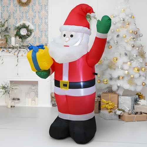 4 FT Christmas Snowman Inflatables with LED Lights A34111