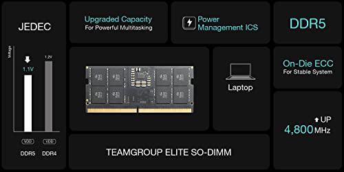 16GB 4800MHz DDR5 SODIMM Laptop Memory Module M737