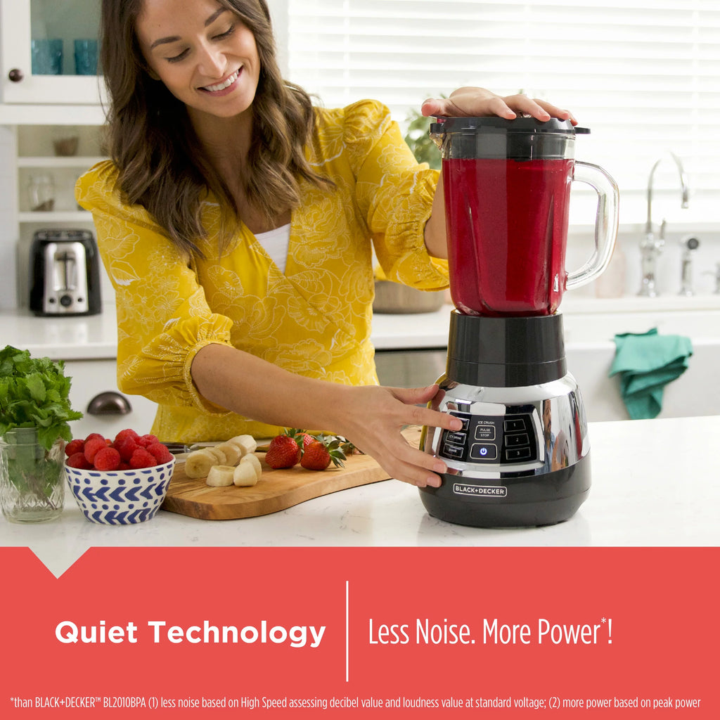 Quiet Blender with Glass Jar Q580278