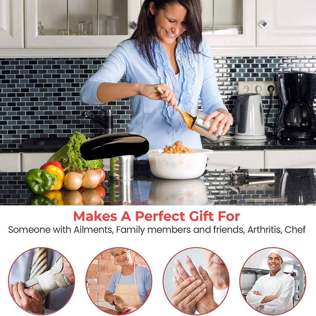 Black Battery Operated Electric Can Opener G7439
