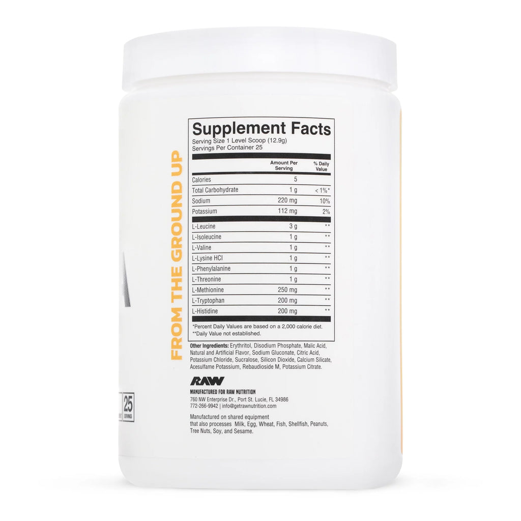 25 Servings Essential Amino Acids Powder Supplement L6459