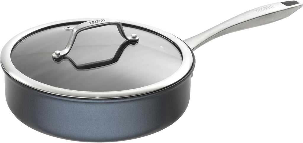 Gray Hard Anodized Nonstick 10-Piece Cookware Set F877586