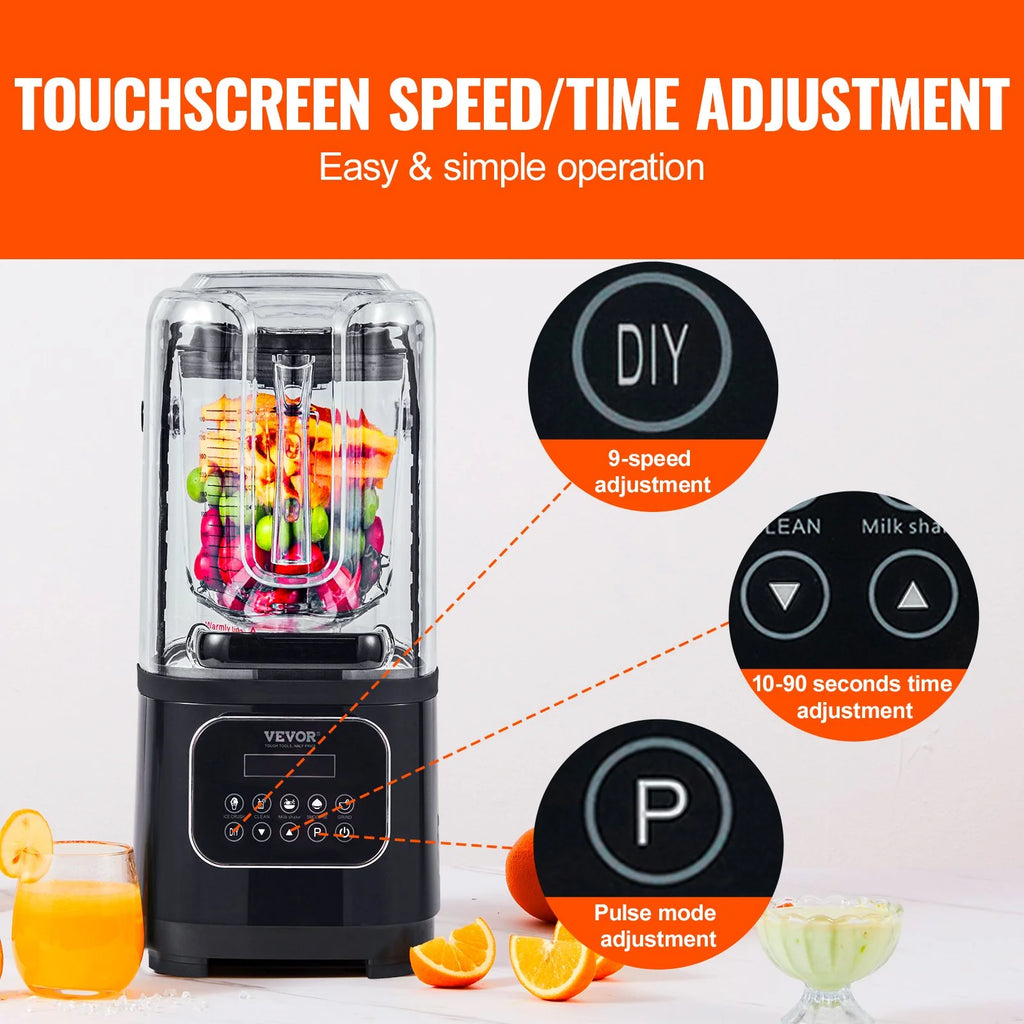 68 oz Stainless Steel Commercial Blender D960179