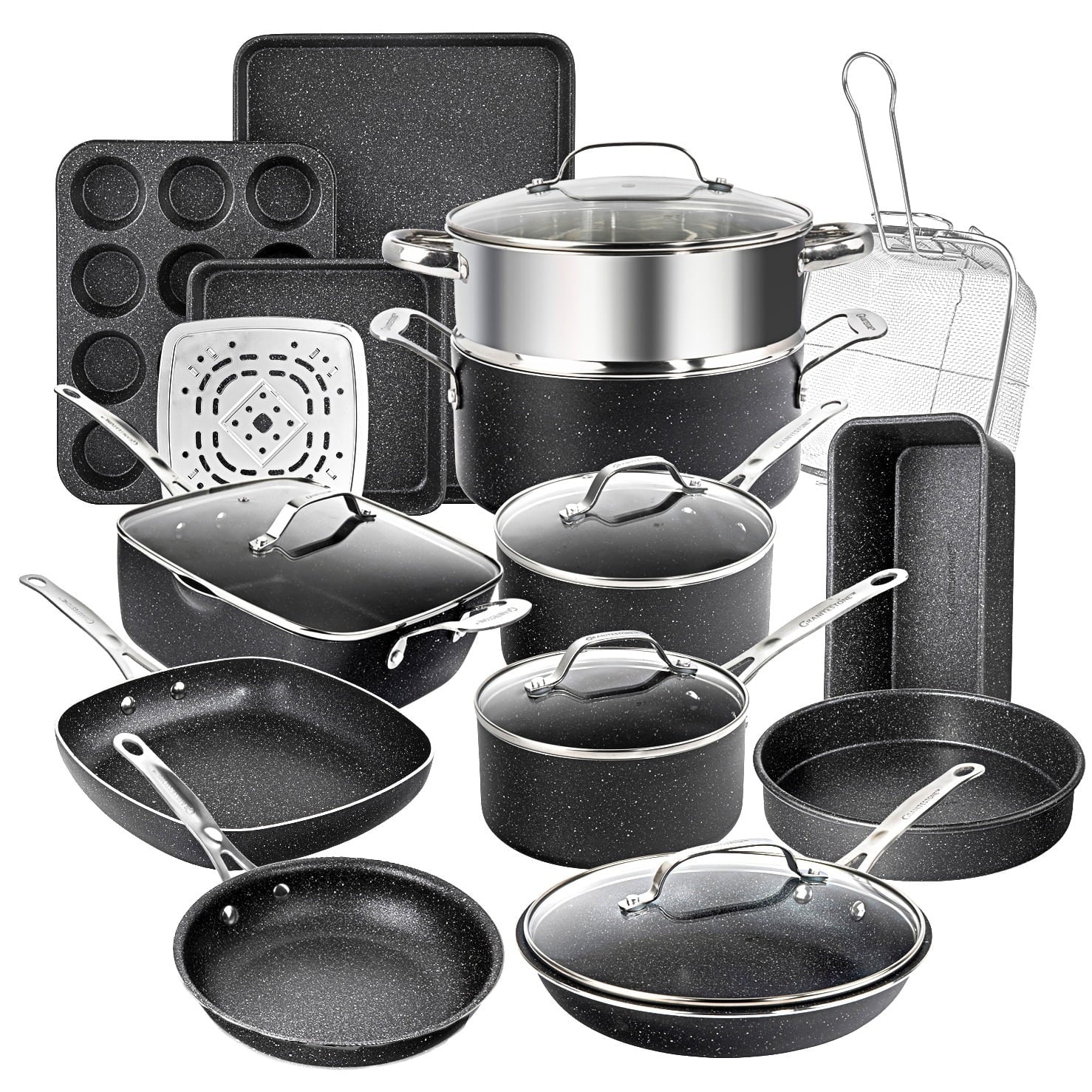 20 Piece Nonstick Cookware and Bakeware Set D57457