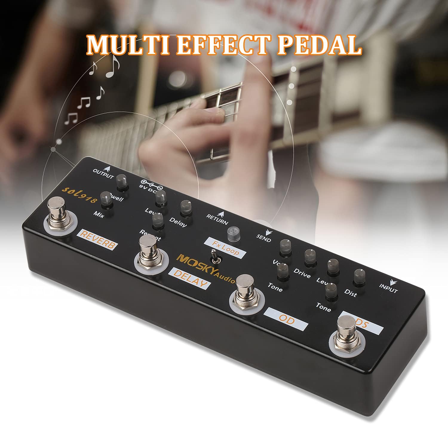 5-in-1 Multi Effect Guitar Pedal K177