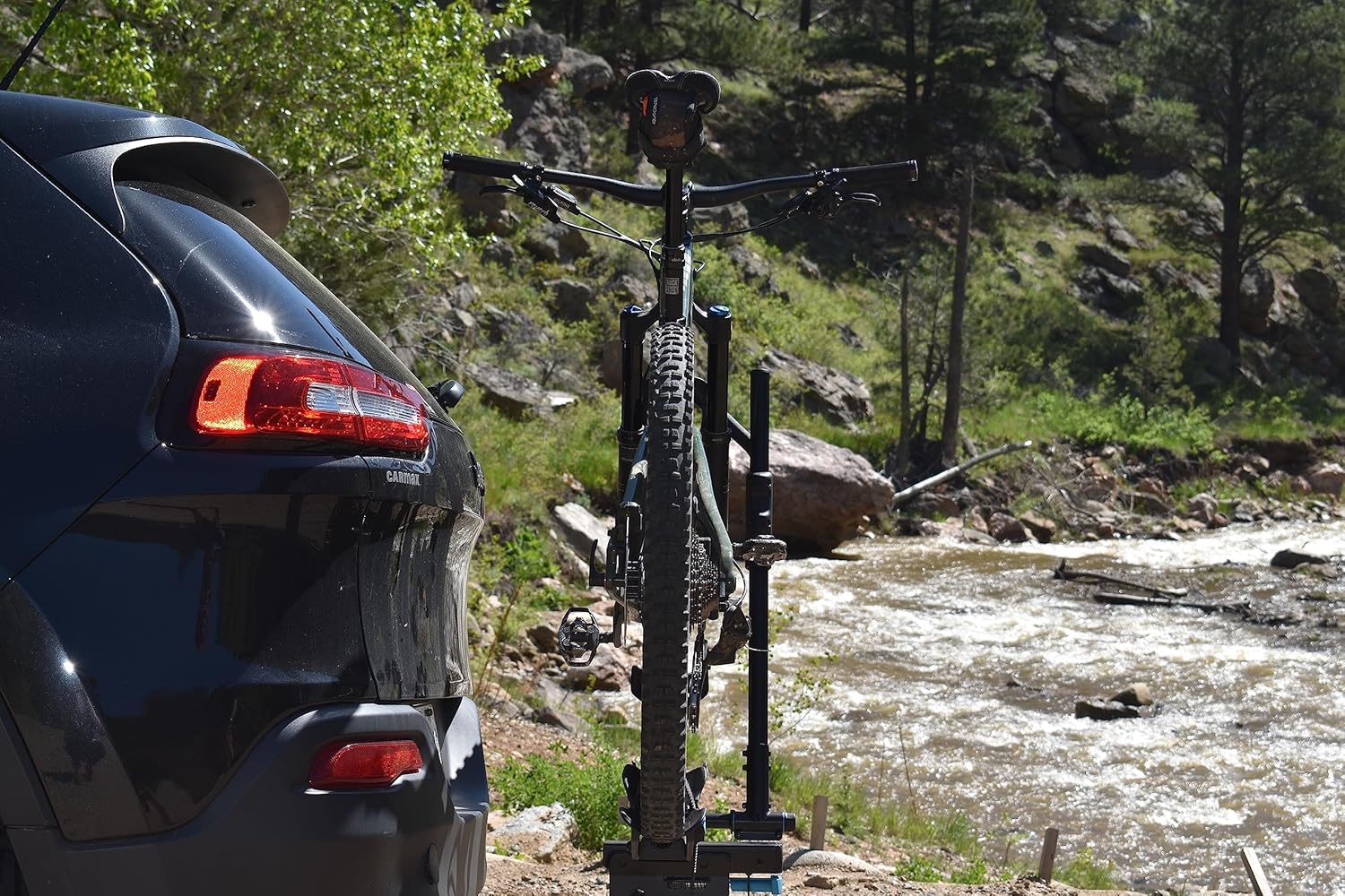 1-Bike Expandable Platform Hitch Bicycle Rack K741