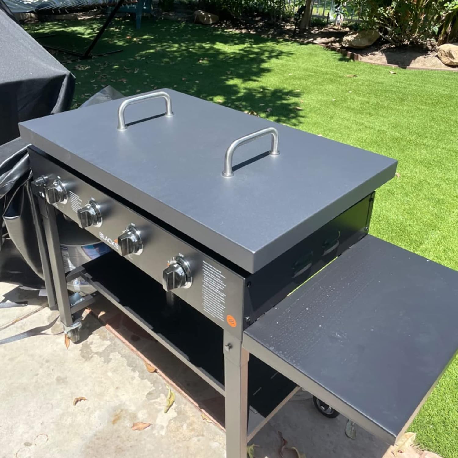 36-inch Black Waterproof Griddle Hood with Handle S388