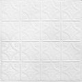 5-Pack Kit 2-Ft x 2-ft Bright White Satin Tin Backsplash Z56579