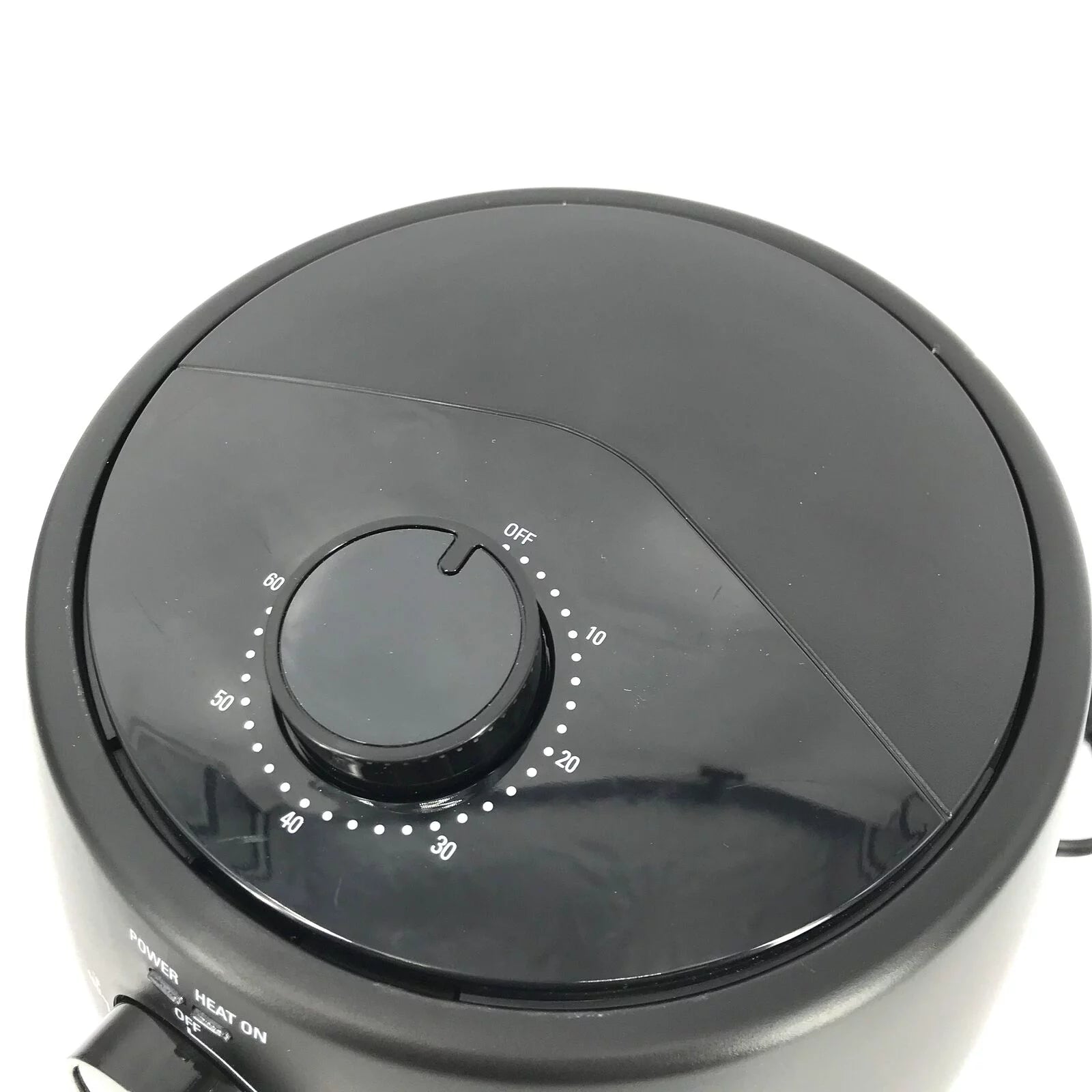 2qt Analog Air Fryer Matte Black R3765