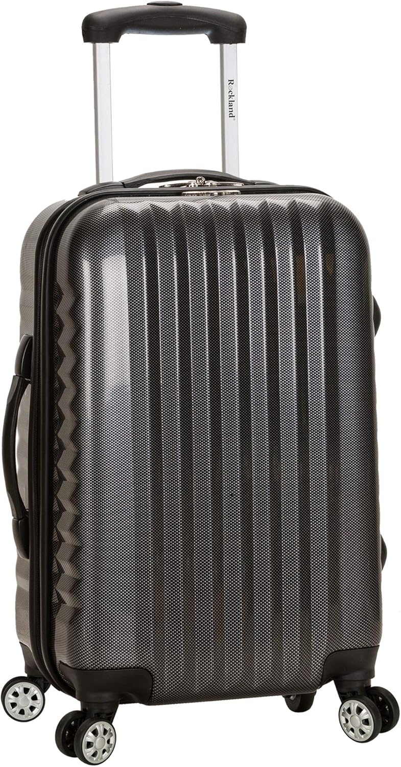 Carbon Hardside Spinner Wheel Luggage, Carry-On 20-Inch N4468