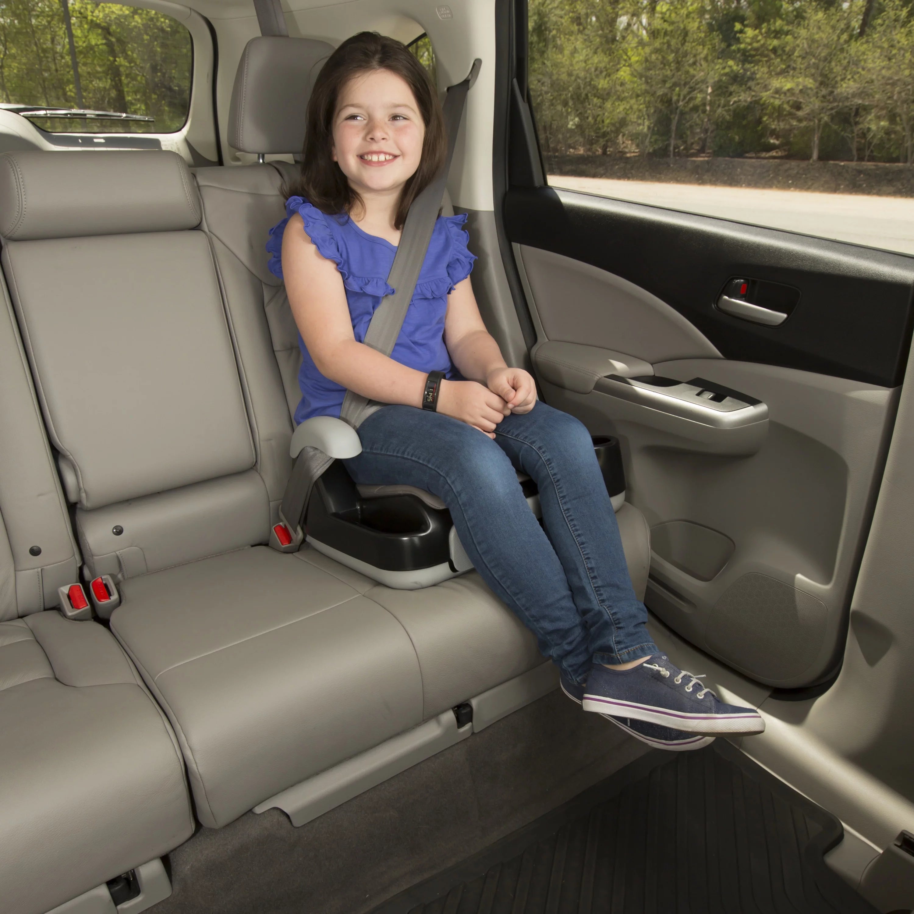 Dusted Indigo Booster Car Seat U595912