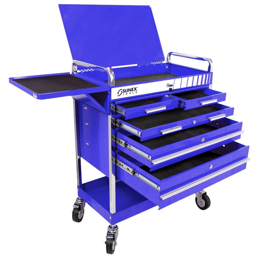 Red 5 Drawer Service Cart Z7883