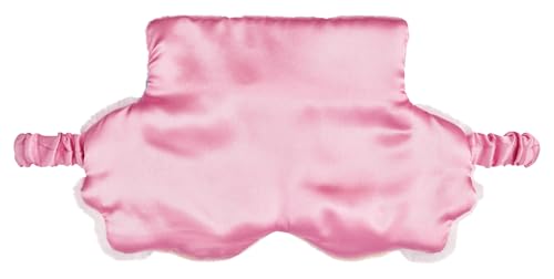 Satin-Lined Embroidered Fleece Sleep Mask H722