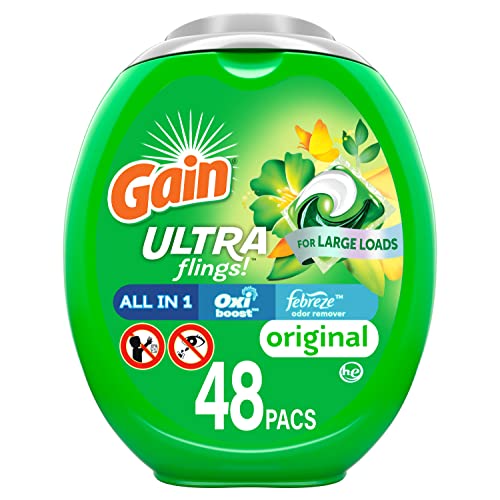 Original Scent Liquid Laundry Detergent Pacs, 48 Count C2803