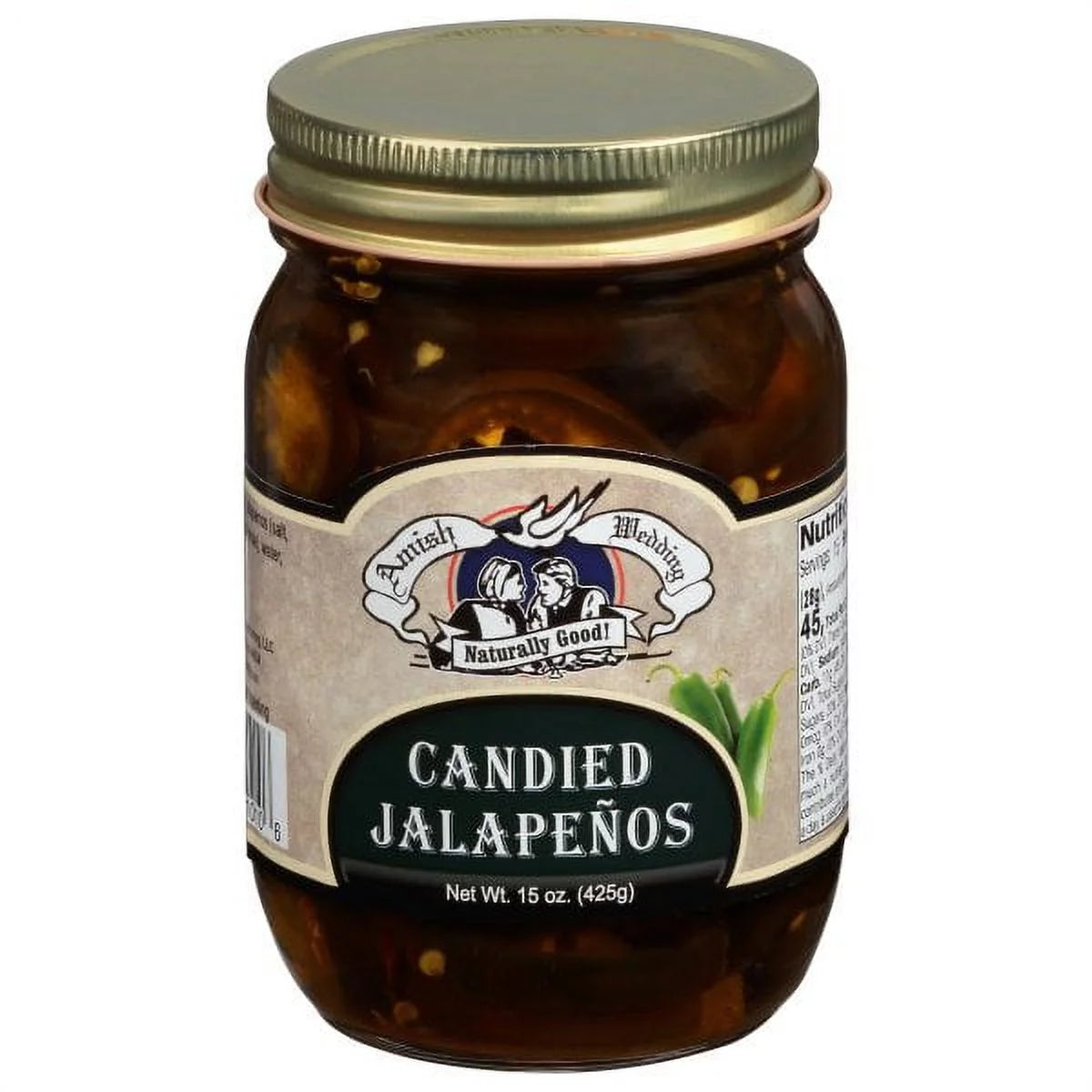 Candied Jalapenos - 15 oz - 2 Glass Jars C88647