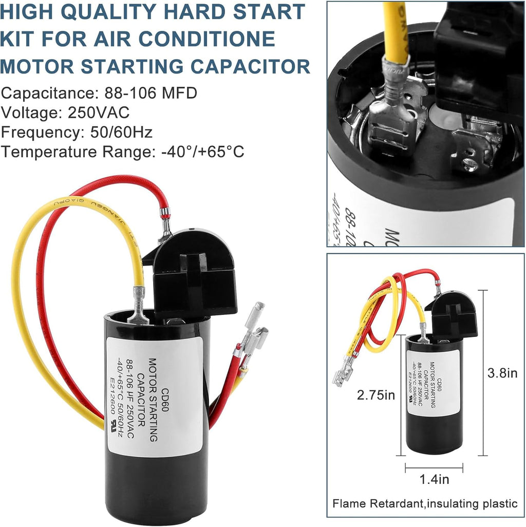 2 Pack Air Conditioner Hard Start Kit R255
