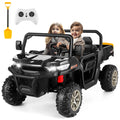 Black 24 V 2 Seater Electric Ride on Dump Truck with Remote Control D655632