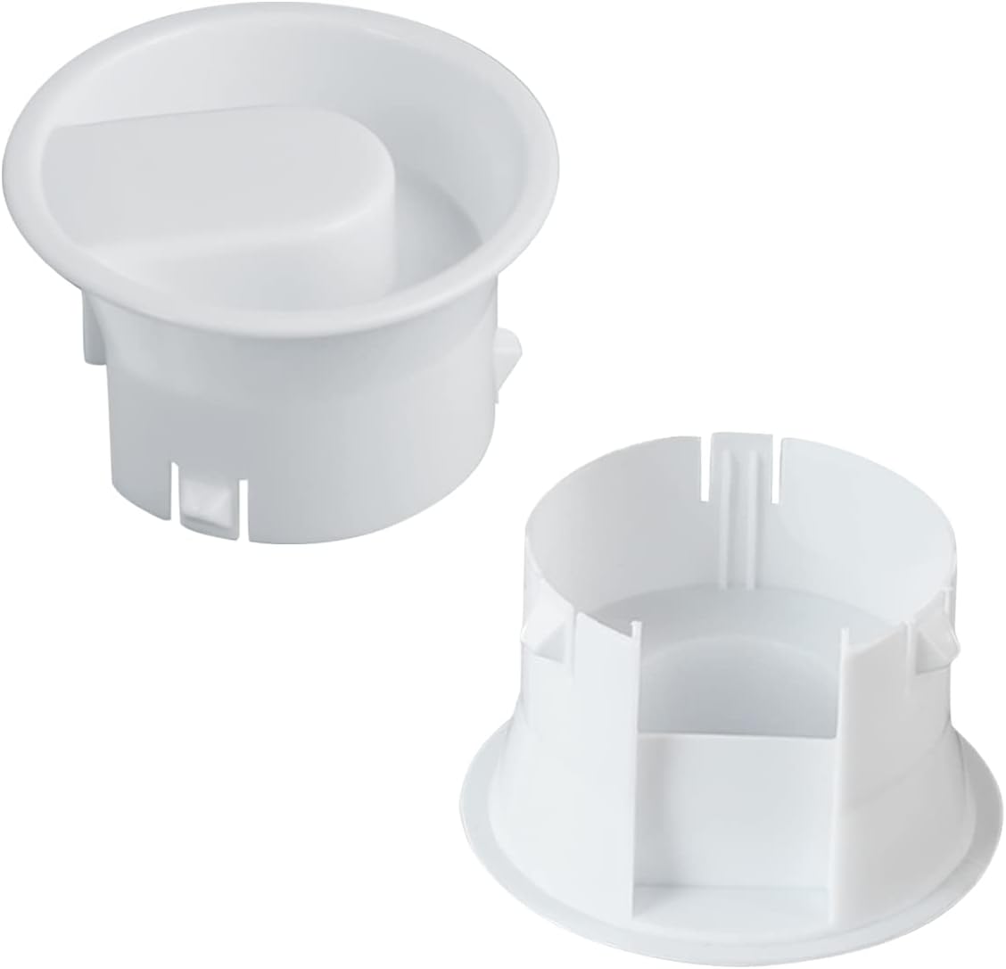 White 2 Pieces Water Pitcher Lids X867