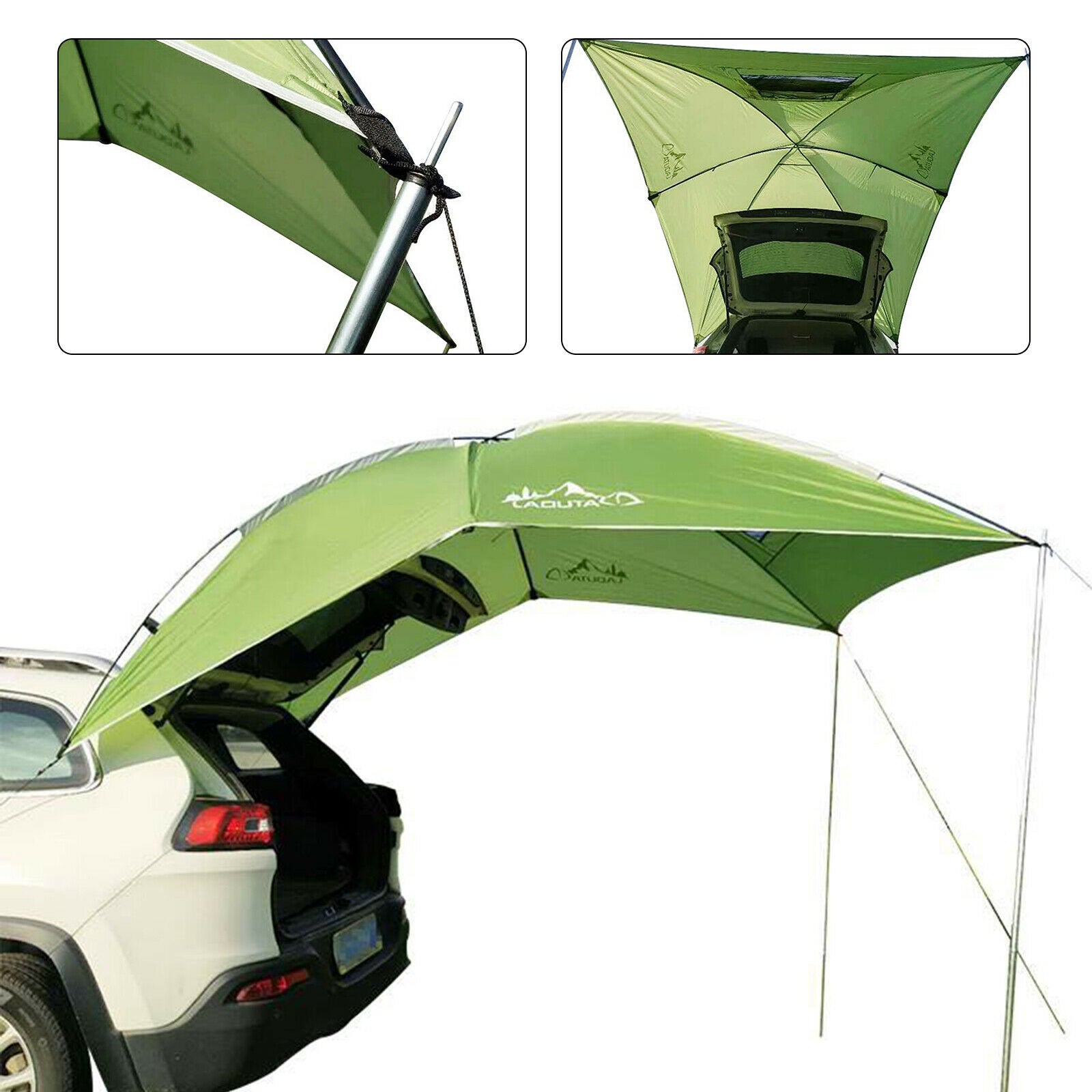 Green Waterproof Car Tailgate Tent Z6867