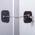Black Refrigerator Lock with Keys 1 Pack B65812