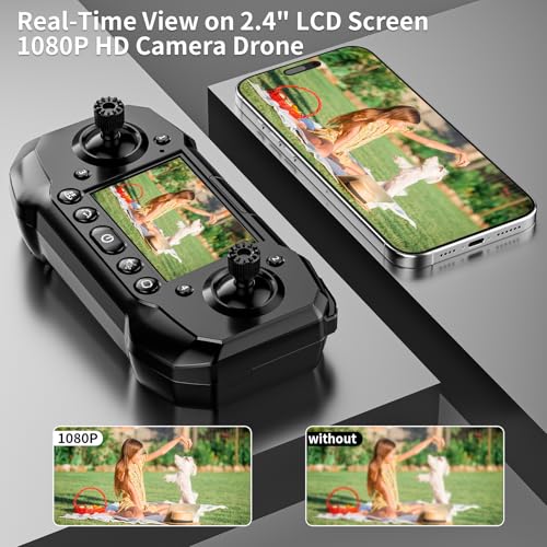 1080P HD Drone with Camera and LCD Screen Controller I508