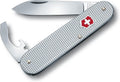 Silver Swiss Army Knife with Large Blade, Screwdriver and Bottle Opener A223