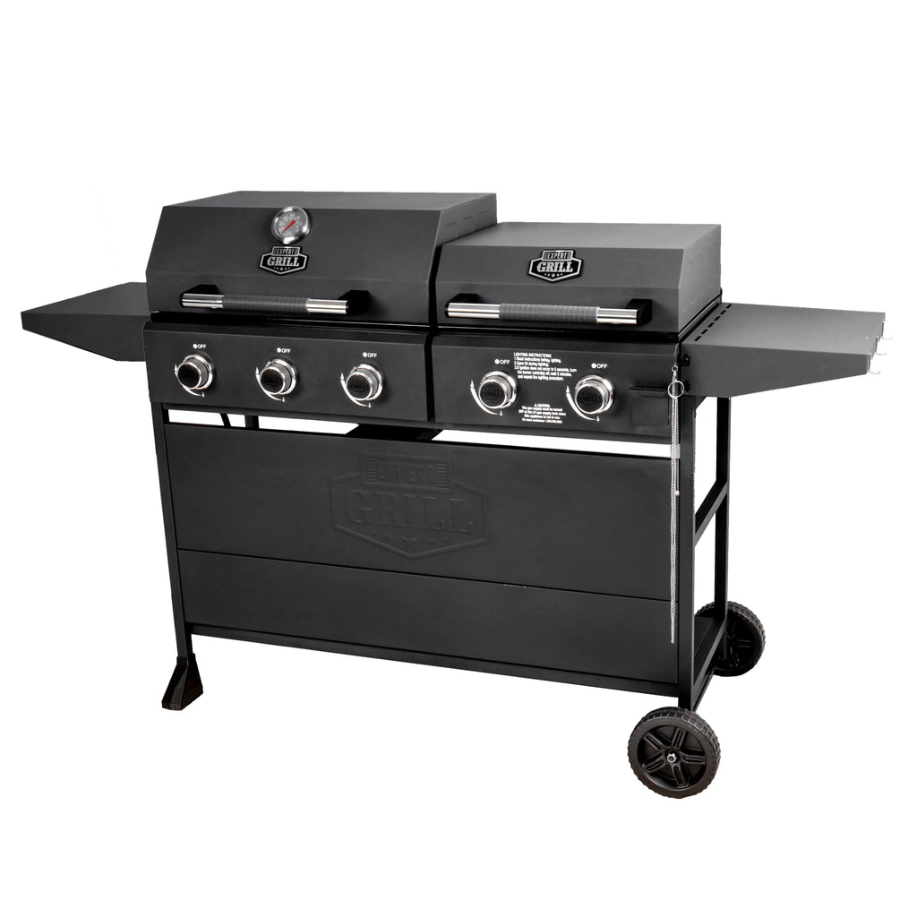 Black 5 Burner Propane Gas Grill and Griddle G255