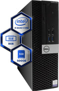 Dell Optiplex 6th Generation Desktop Computer Quad Core Intel i5 8GB DDR3 RAM 500GB SSD Windows 10 Professional M91698