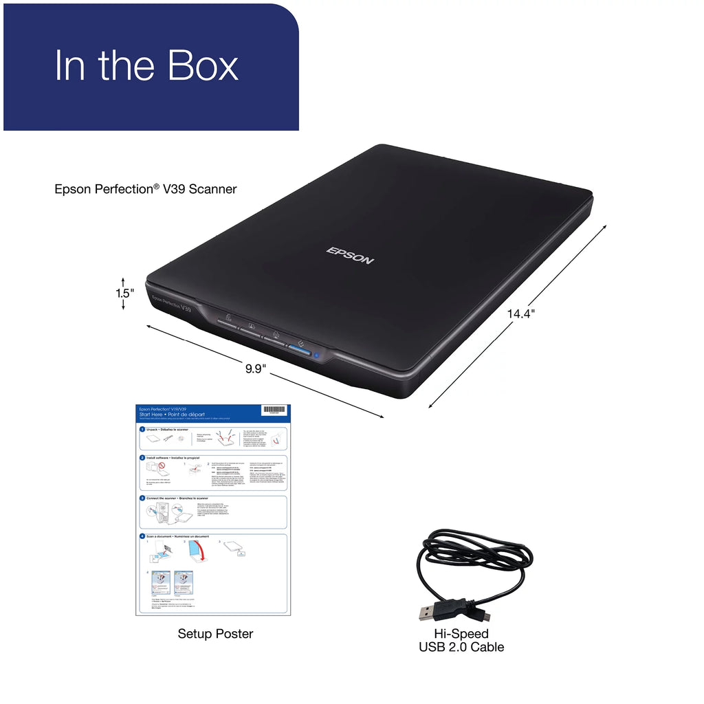 Black 4800 x 4800 dpi Photo Scanner F386658
