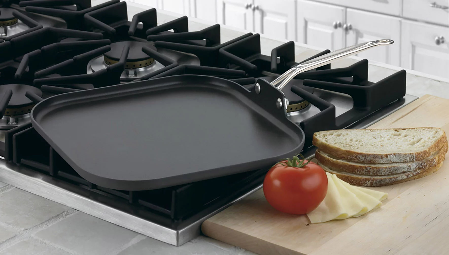 Non-Stick Hard Anodized 11" Square Griddle C351416