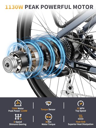 27.5" Electric Bike with 48V Battery, Front Suspension & Dual Hydraulic Brakes T385