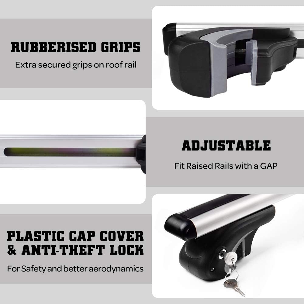 56'' Aluminum Roof Rack Cross Bars A6636