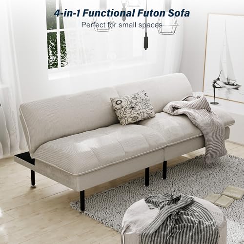 Green 4 in 1 Convertible Futon Sofa Bed U9427