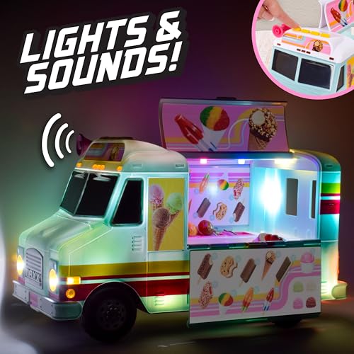 12” Ice Cream Food Truck with 16 Pieces I14713
